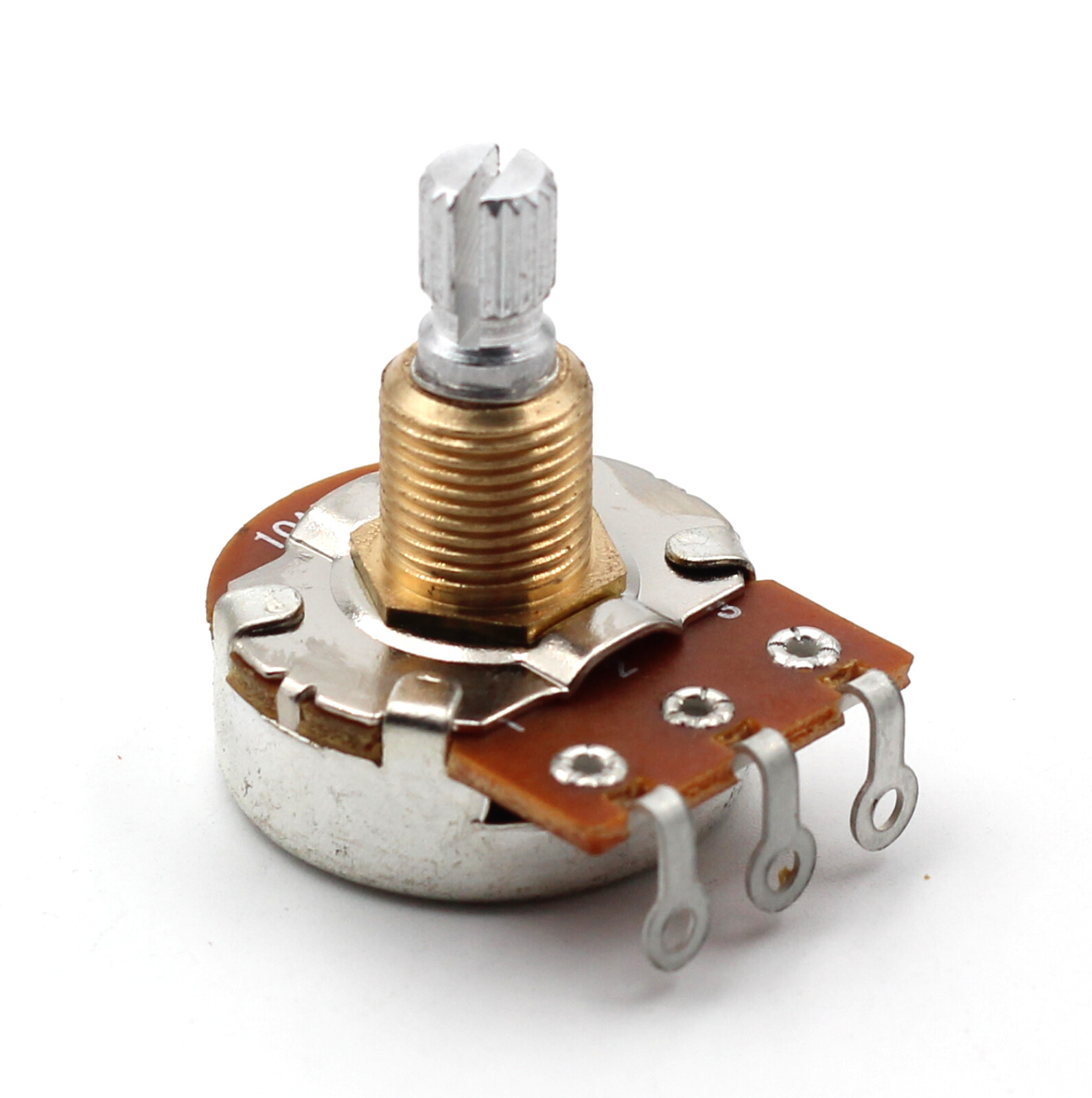BOURNS 500K SHORT SPLIT SHAFT AUDIO TAPER POT / POTENTIOMETER – 1X