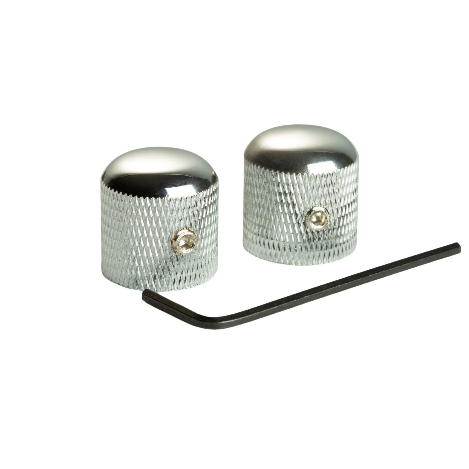 6mm Steel Knurled TL Knobs with Set Screw for TL or Precision Bass, (Set of 4)