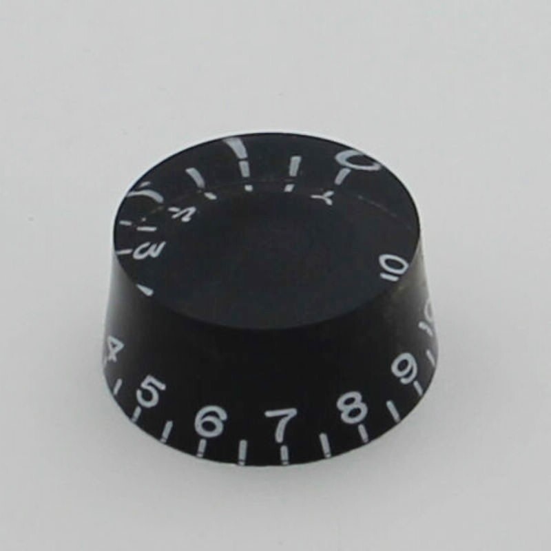 100 PCS Amber Speed Control Knobs Volume Tone Buttons For Electric Guitar