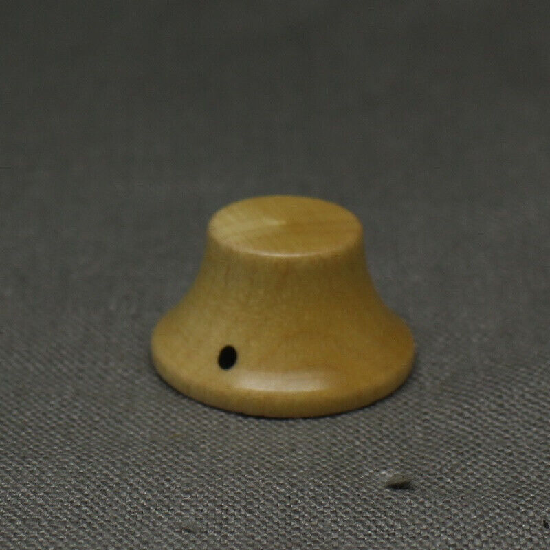 Maple Wood Bell Guitar Knobs for Les Paul Tone Or Volume – Metric Set (4)