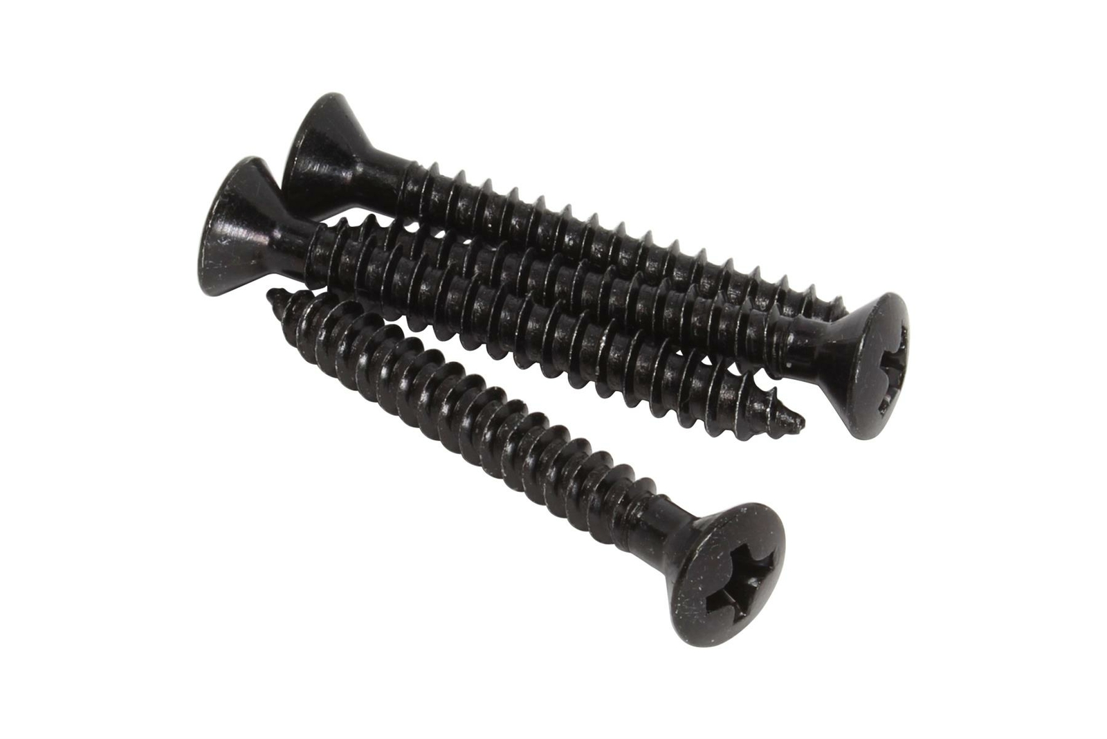 #8 x 1 3/8″ (35mm) Short Neck Plate mounting screws – set of 4 – Black