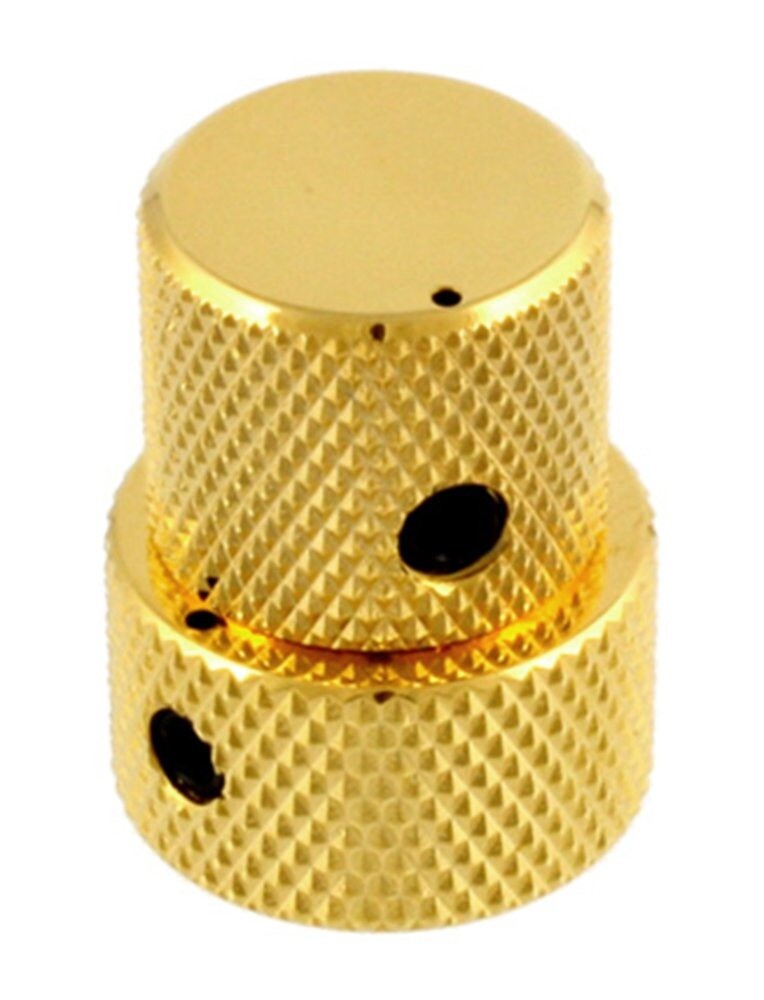 NEW – Gotoh Stacked Guitar Knob Set For EMG, Bartolini, Duncan – GOLD