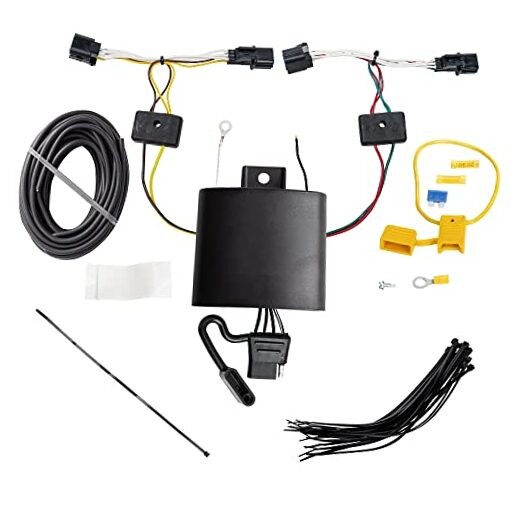 118838 T-One T-Connector Harness, 4-Way Flat, w/Circuit Protected ModuLite HD