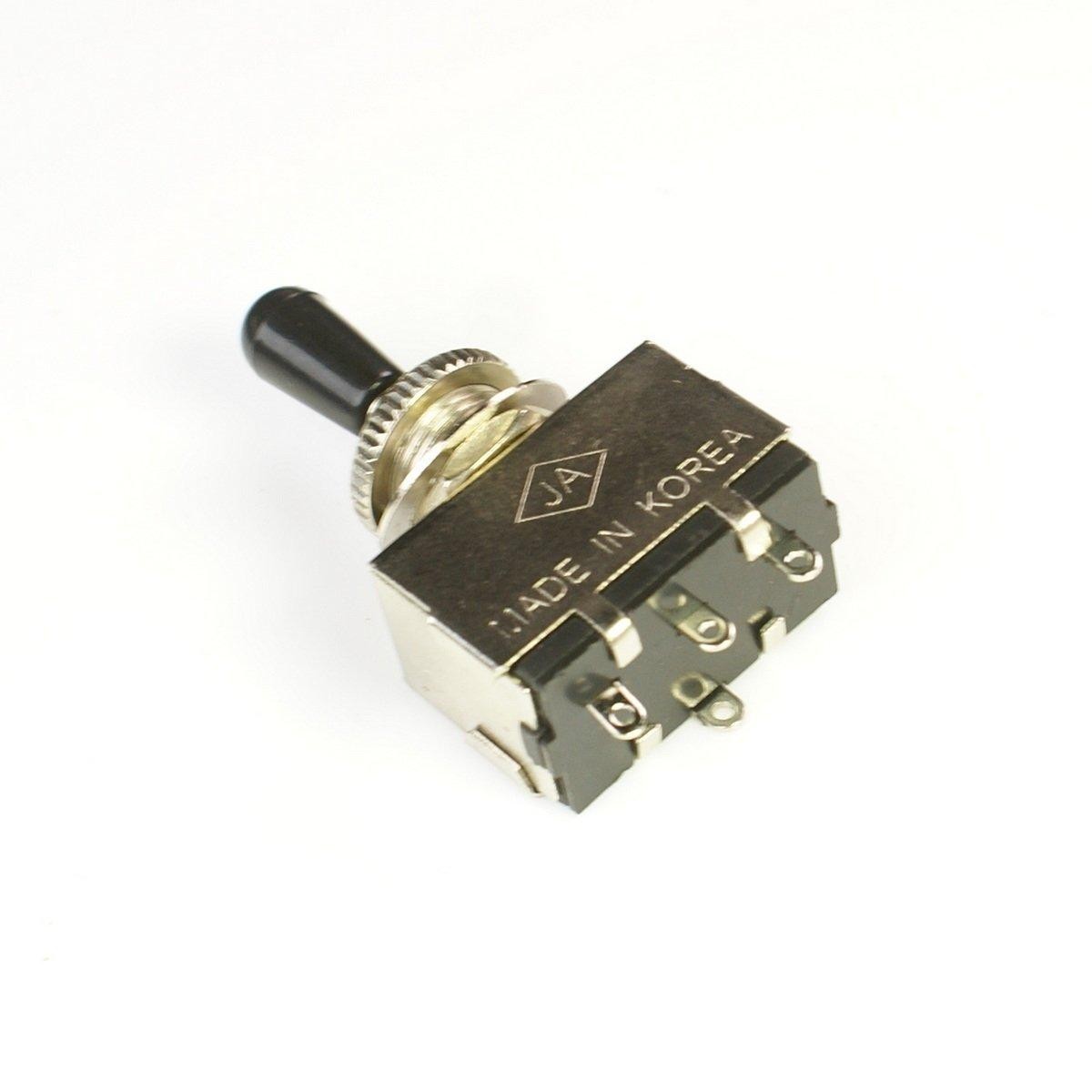 3 Way Toggle Switch Pickup Selector For Electric Guitar, Premium Box Style/Black