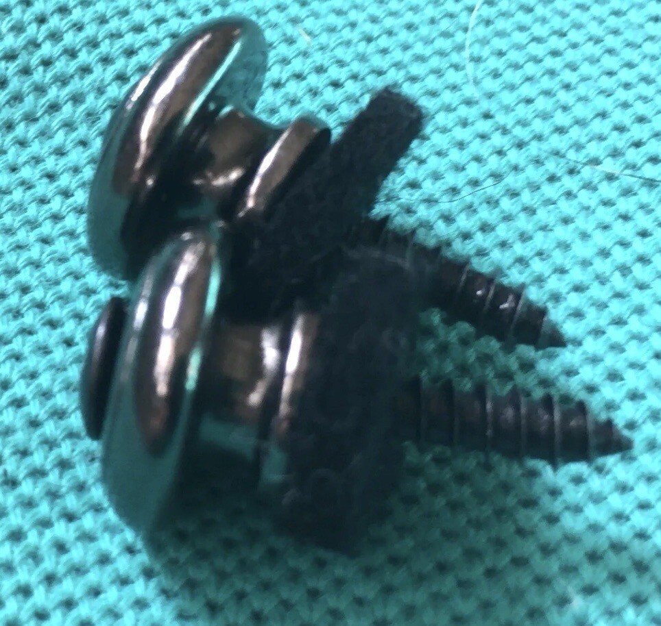 2015 Ibanez Electric Guitar Original Cosmo Black Chrome Strap Buttons