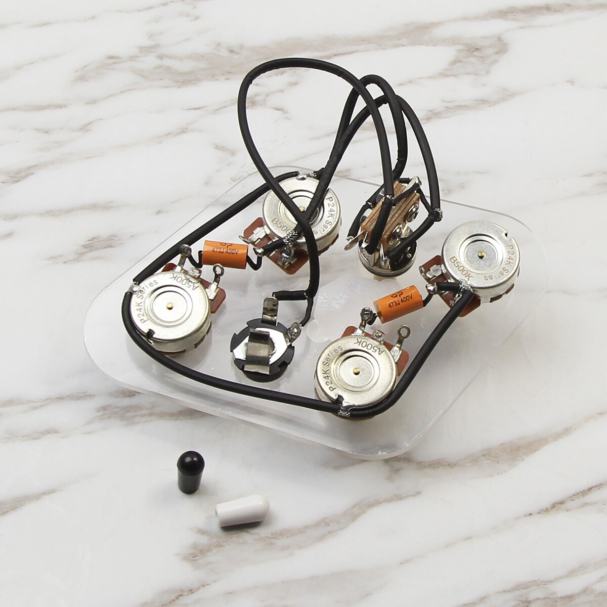 2T2V 3 Way Toggle Switch Kit for SG Electric Guitar Wiring Harness Prewired