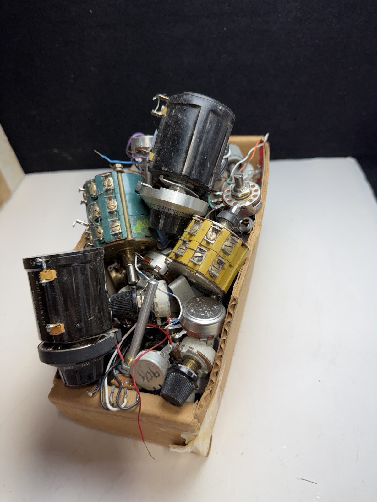 7 LBS Switches Potentiometers Pots Electronics Parts Lot A