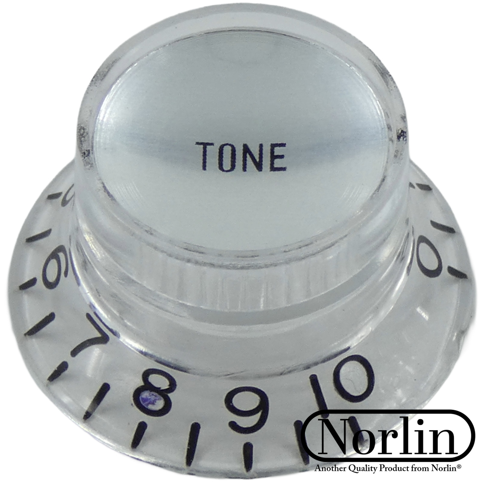 Norlin Embossed Top Hat Reflector Tone MOD Knob for Gibson® Guitars