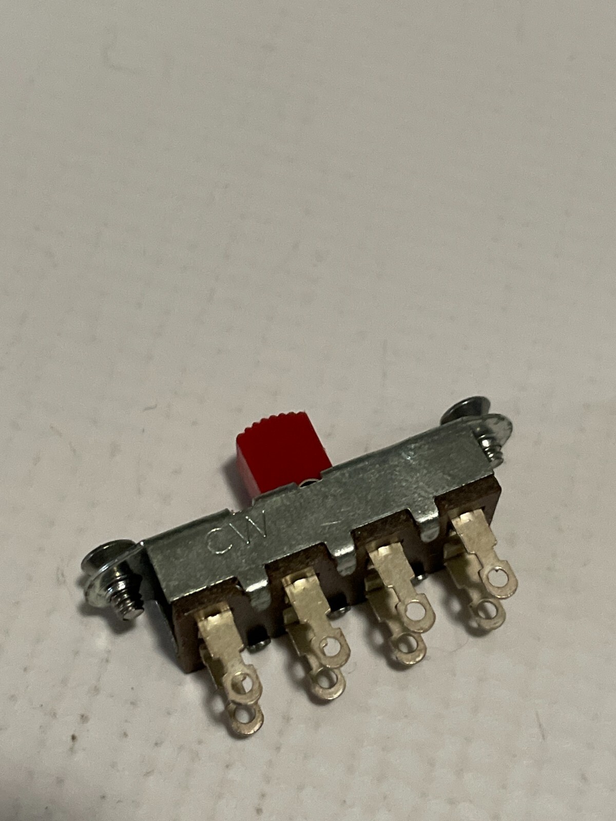On-Off-On Slide Switch with Red Tip for Fender Mustang Guitar EP-0261-023