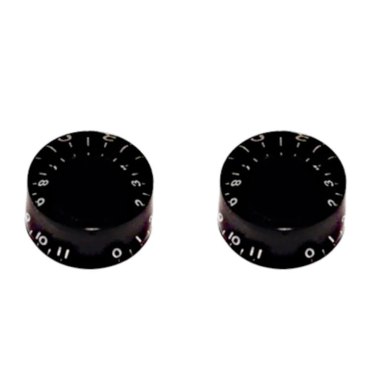 Allparts PK-0132-023 Set of 2 Speed Knobs that go to 11 – Black