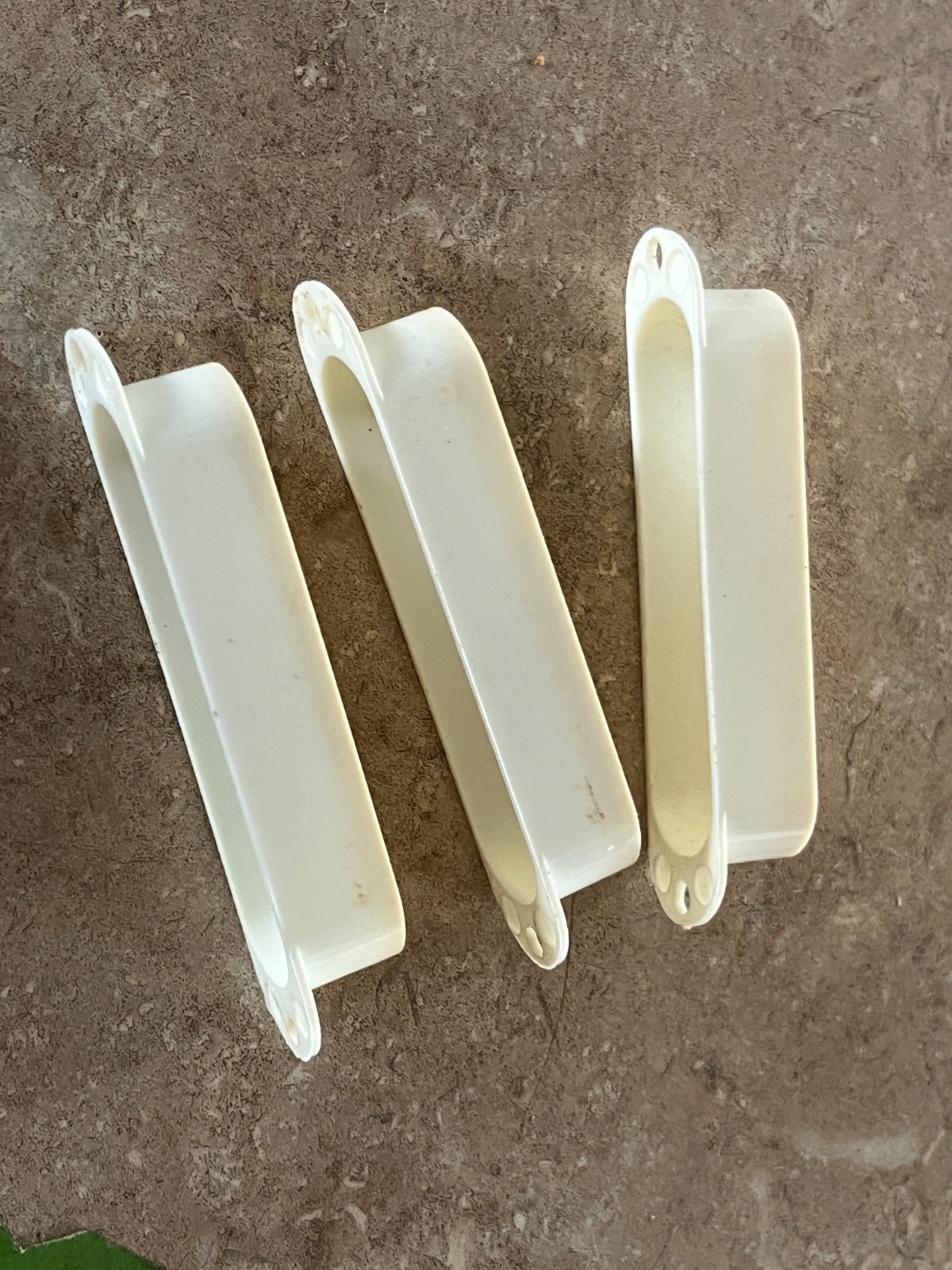 1982 1983 Fender Bullet set guitar pickup covers white