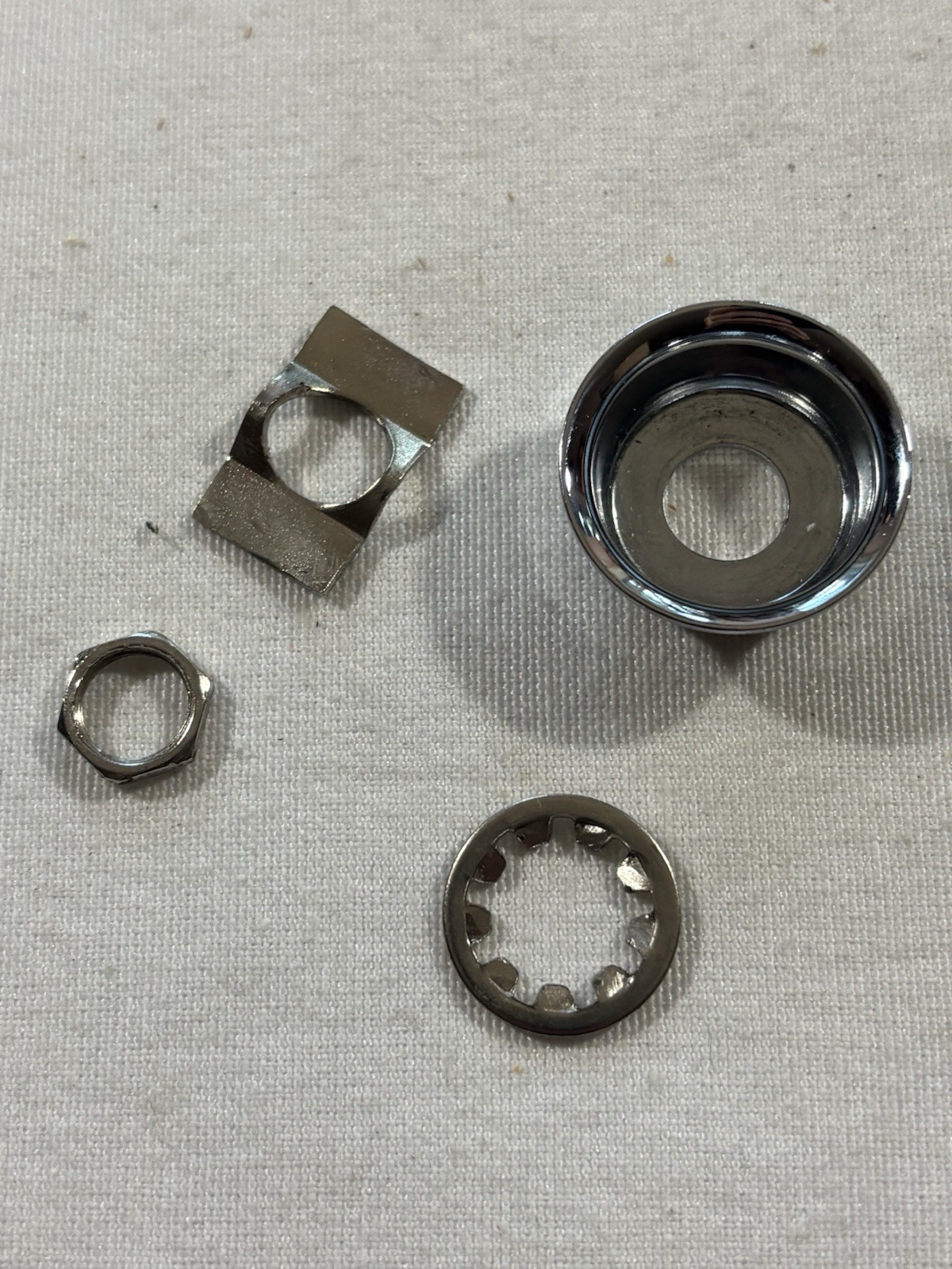 2012 Squier Telecaster Deluxe Jack Cup Nut Ferrule Washer