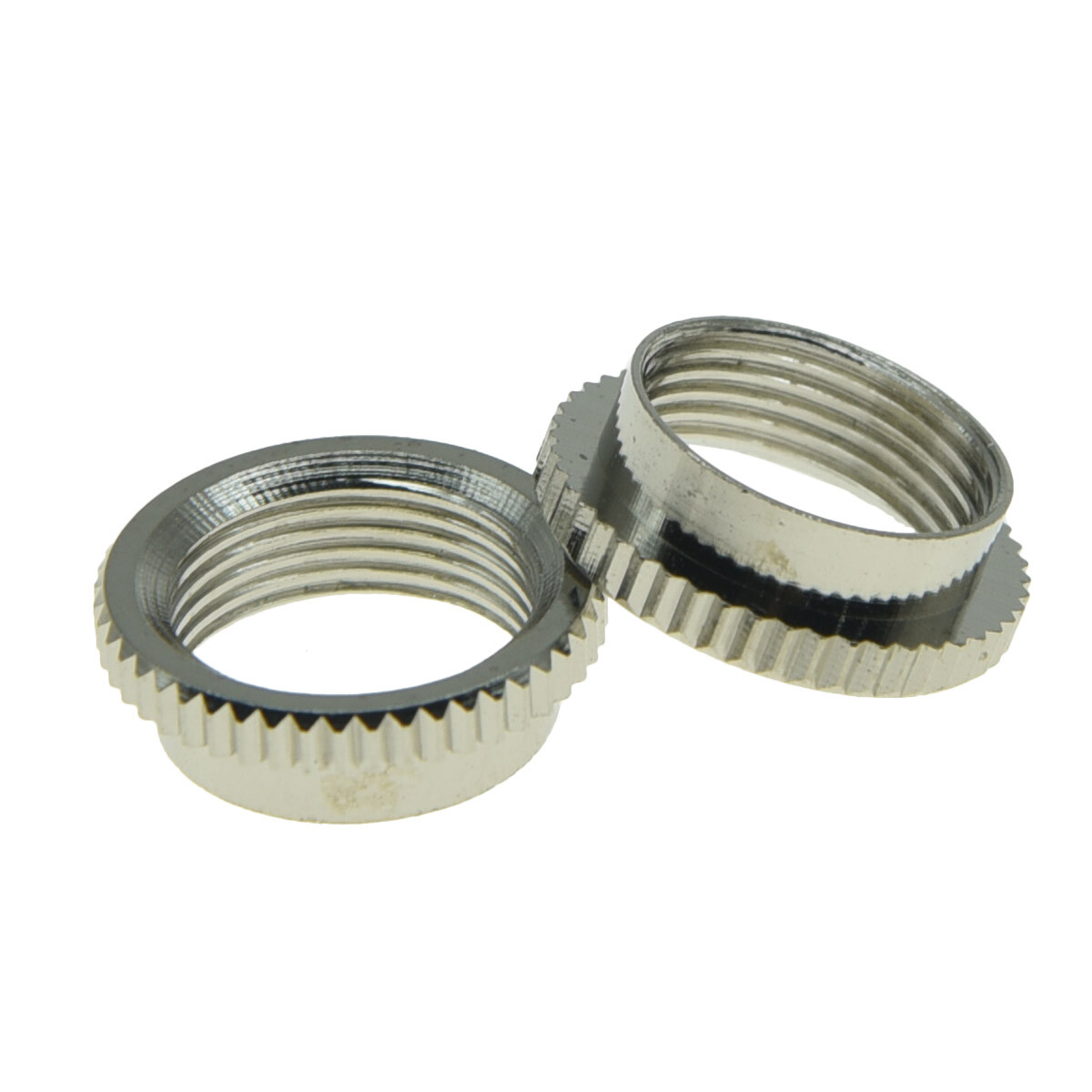 10x NI 15/32″ Fine Knurl Deep Guitar Nuts Toggle Switch Nut For Switchcraft