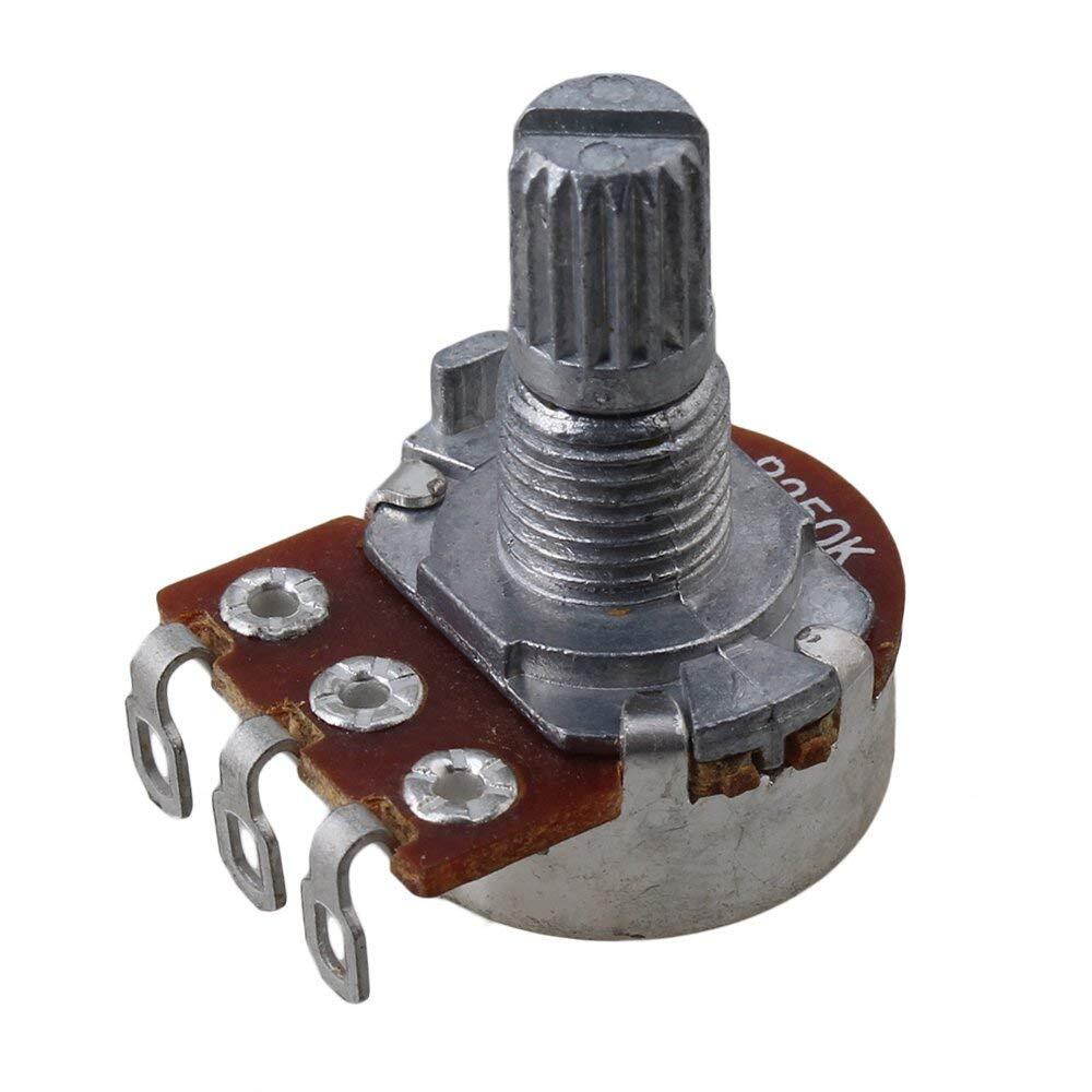 A500k Short Shaft 15mm Linear Pot Guitar Tone Potentiometer for Electric Guitar