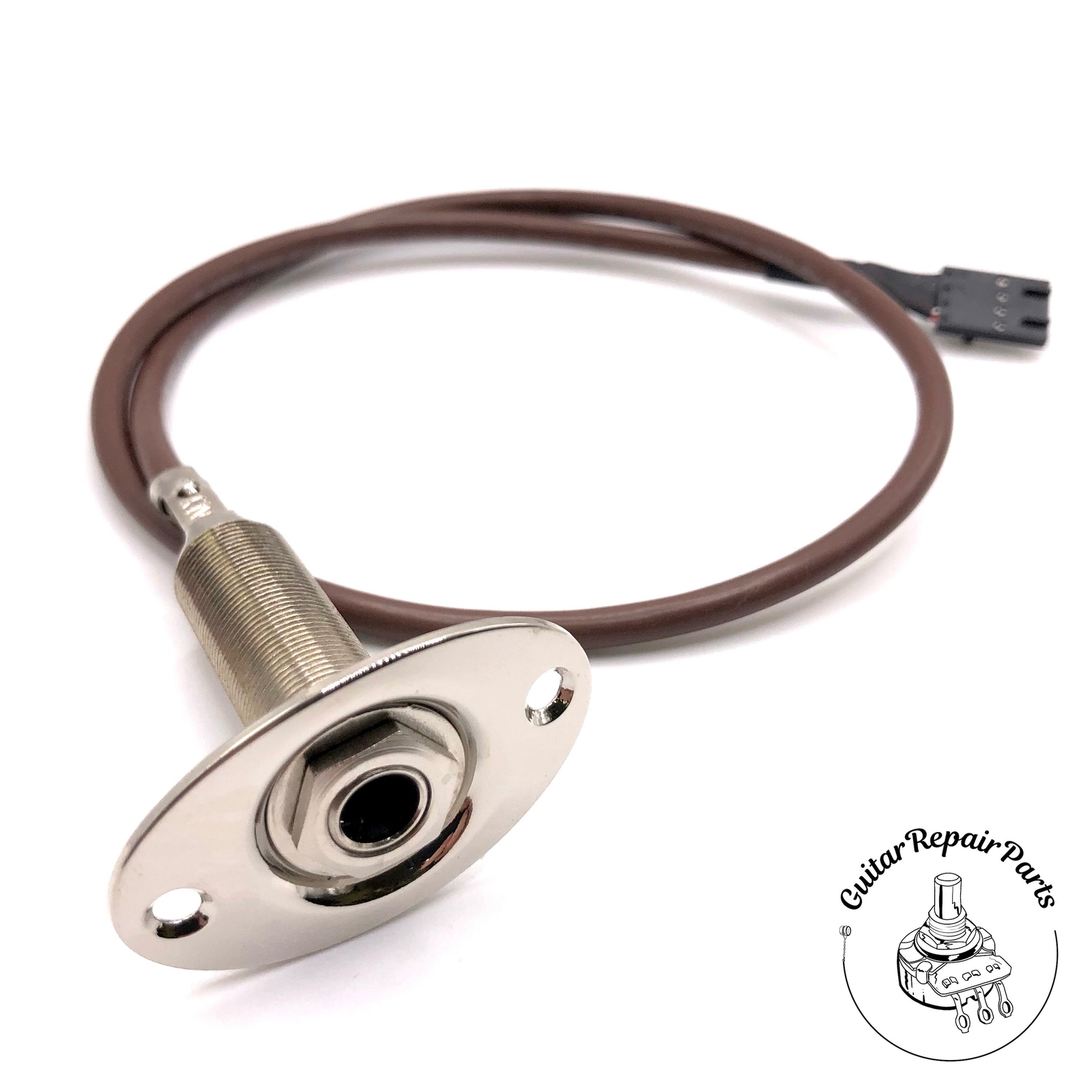 Taylor Guitars 84026 T5z Jack Assembly w. Cable & Plate – Nickel