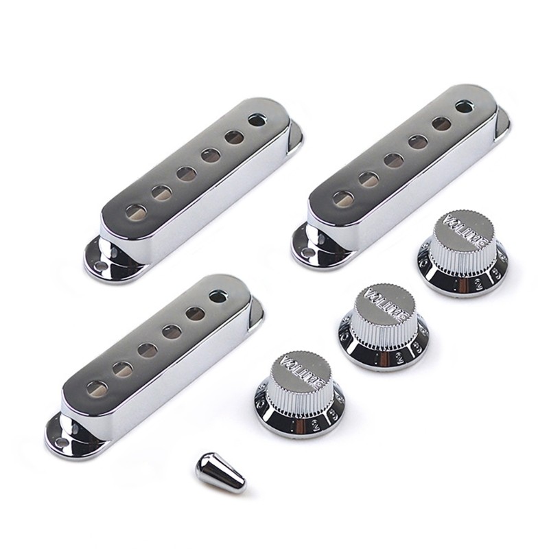 Single Coil Cover with Volumes Tone Control Knob Electric Guitar Accessories