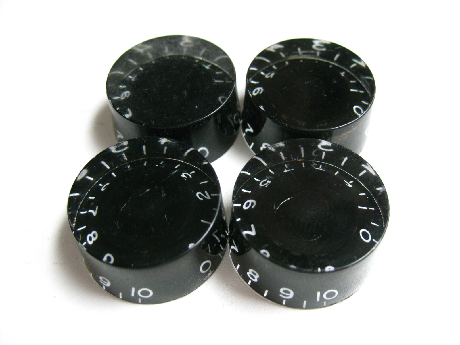 Gibson Les Paul Studio Guitar Black Knobs Set for Project Upgrade