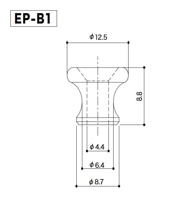 Gotoh Black Strap Buttons for Gibson® Les Paul/SG/ES/Bass AP-6695-003