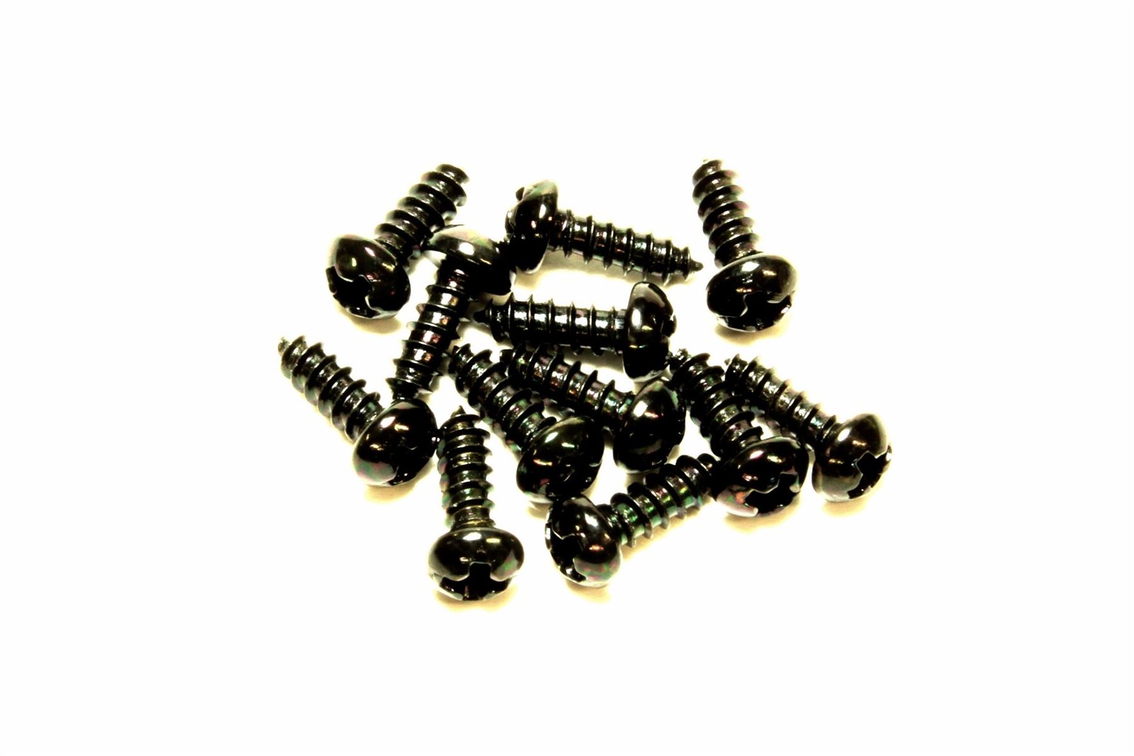 #2 x 1/4″ (6.35mm) Small Truss rod cover screws for guitars – Qty 12 – Black