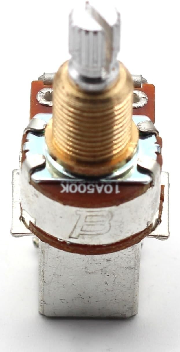 500K Short Split Shaft Potentiometer – Versatile Push/Pull Guitar Modifications