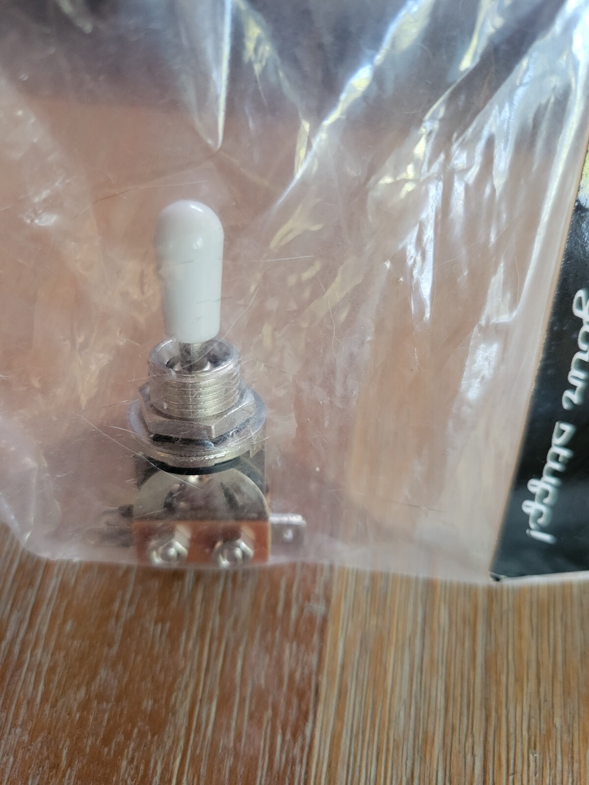 GuitarBoyZ LP Style 3 Way Toggle Switch Chrome with White Tip