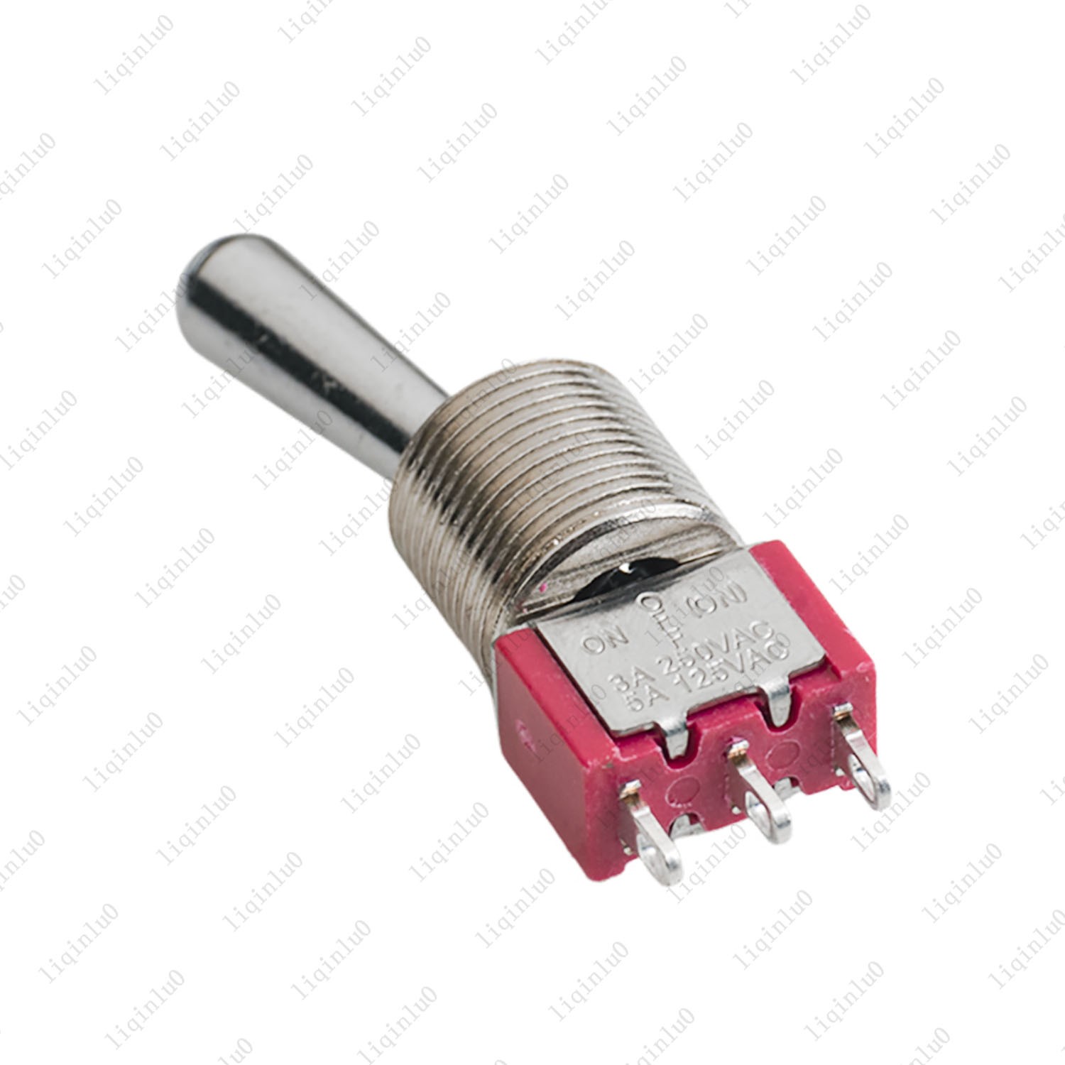 1/3/5pcs (ON)-OFF-ON Fat Bat Toggle Switch SPDT 3Pin Momentary Guitar Sealed
