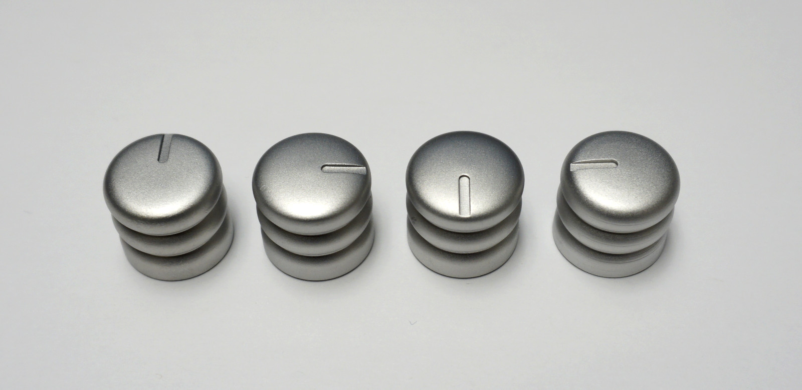 Hipshot Machined Amp Knobs Aluminum Satin QTY-(4) – NOS