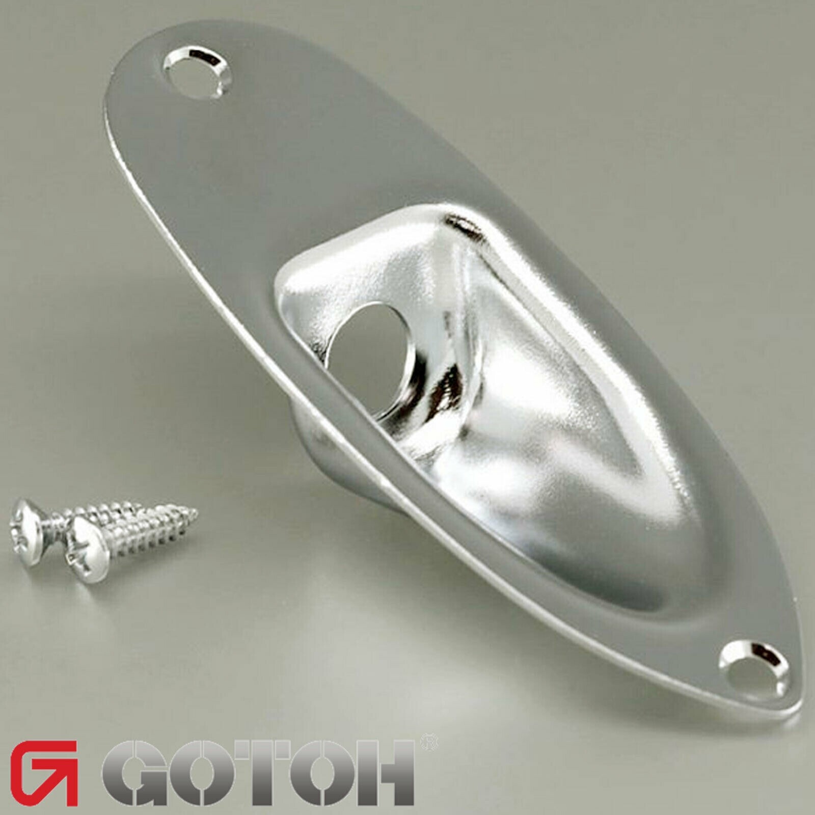 NEW Gotoh JCS-1 Stratocaster Jack Plate Fender Stratocaster Style – NICKEL