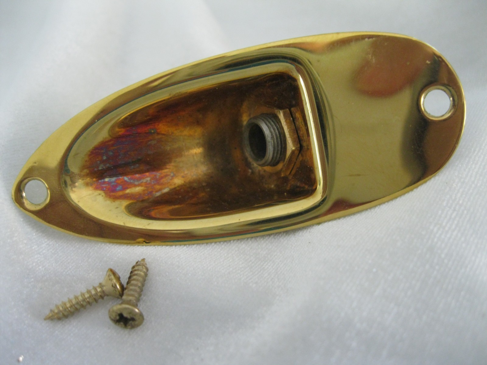 Vintage 1982 Fender GOLD PLATED Stratocaster JACK and Plate